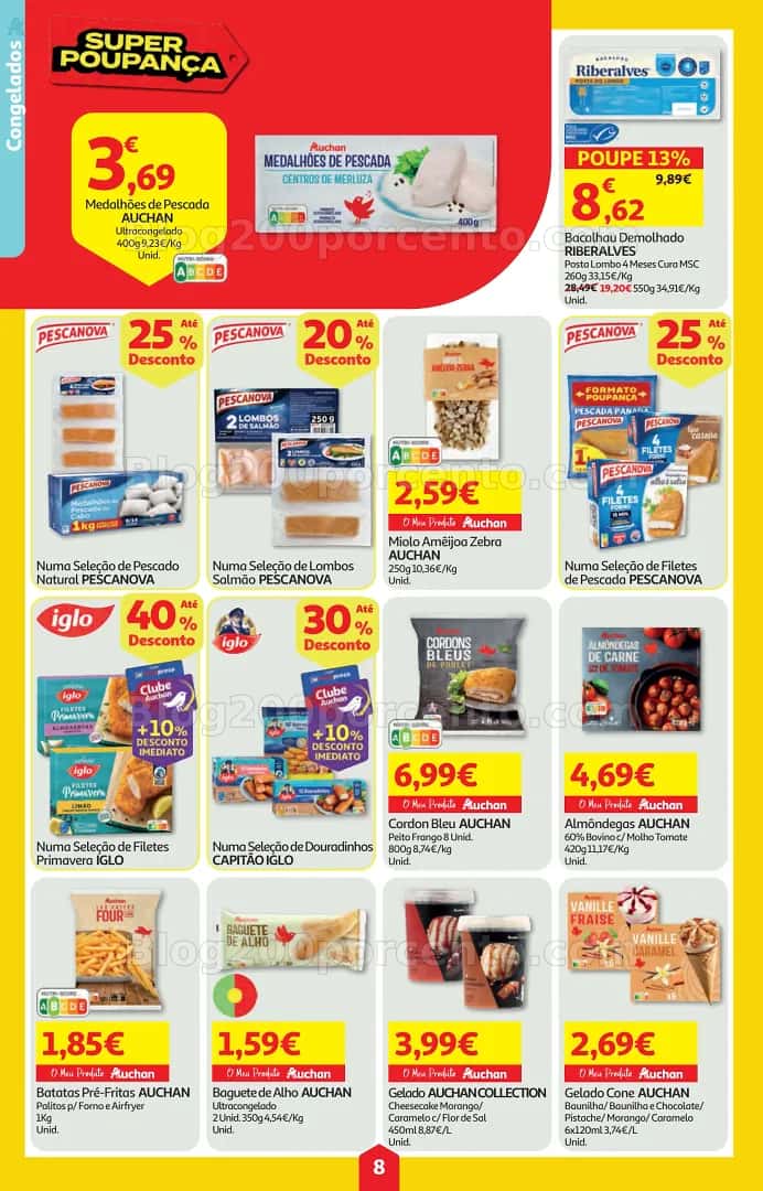 Antevisão Folheto AUCHAN - MINIPREÇO Promoções de 16 a 22 abril